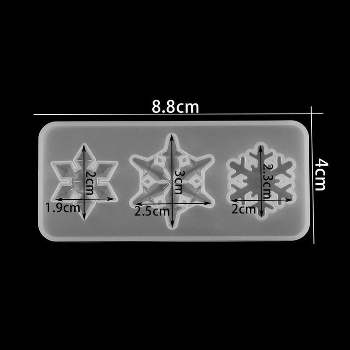 Lisslune | Charming Snowflake DIY Craft Set for Unique Christmas Jewelry and Ornaments