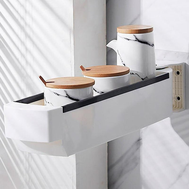 Lisslune | 360° Rotating Wall-Mounted Storage Organizer for Effortless Space Management