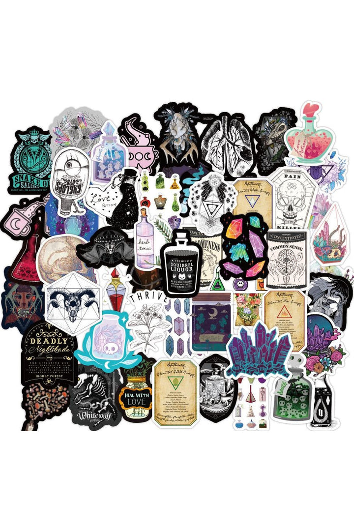 Lisslune | Apothecary Scrapbook Stickers