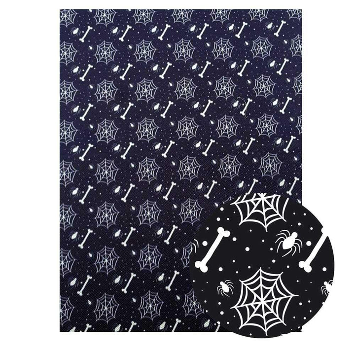 Lisslune | Sparkling Black Synthetic Leather Craft Set - Essential DIY Supplies