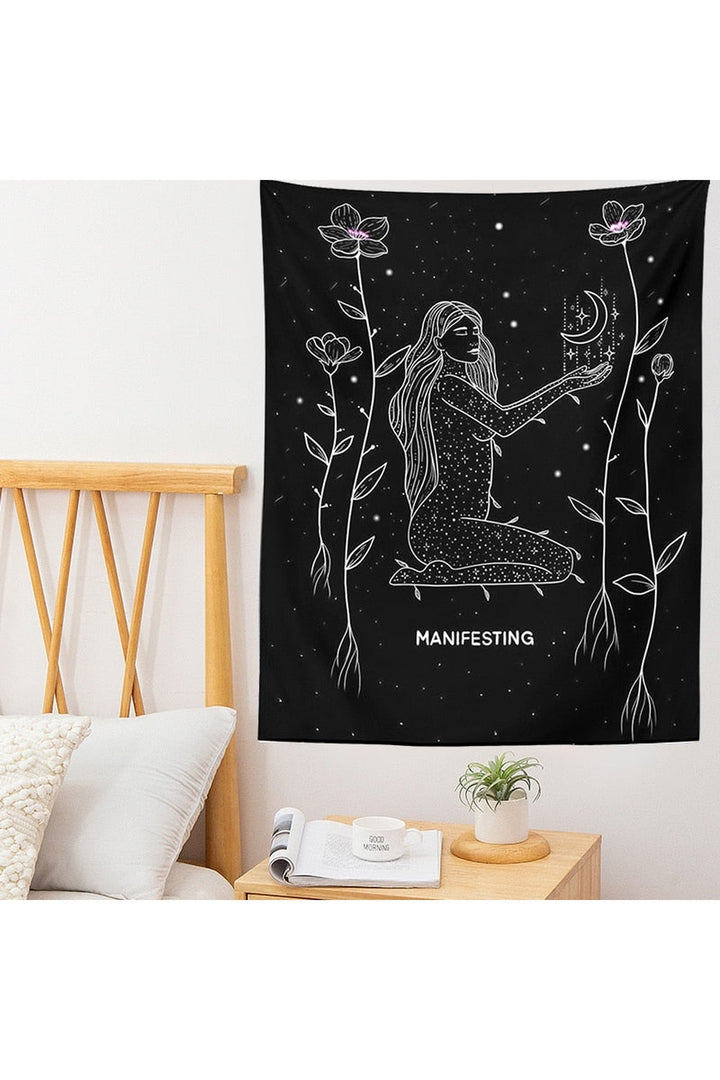 Lisslune | Phase Girl Psychedelic Tapestry