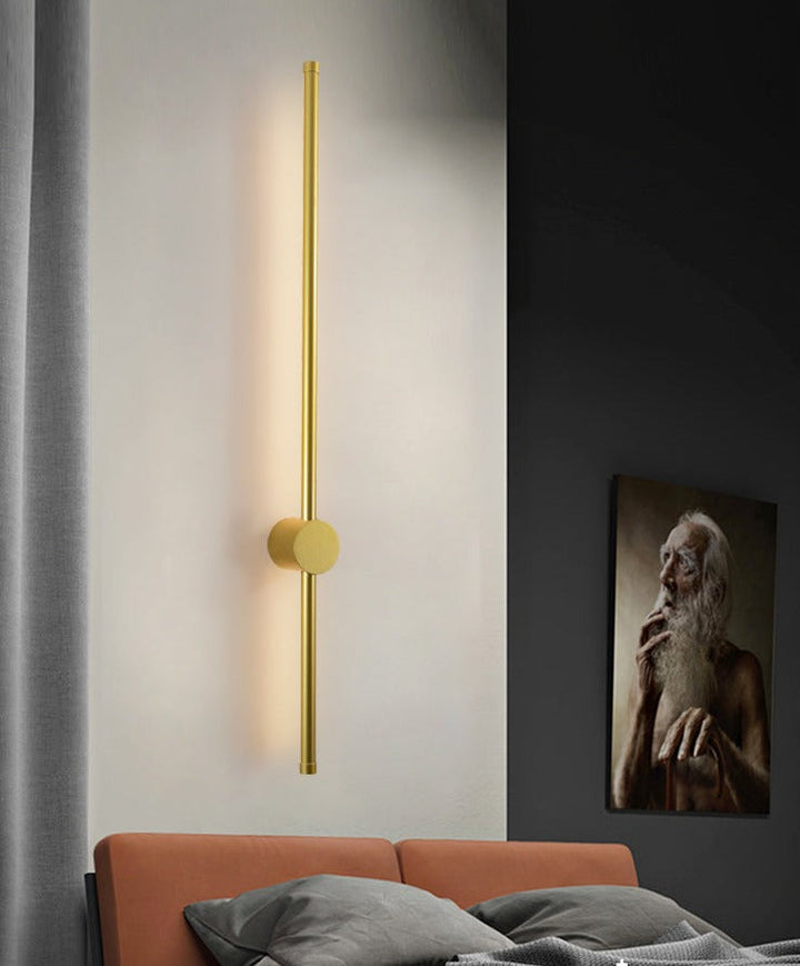 Lisslune | NordicRod – Minimalist Wall Lamp with Plug for Chic Interiors
