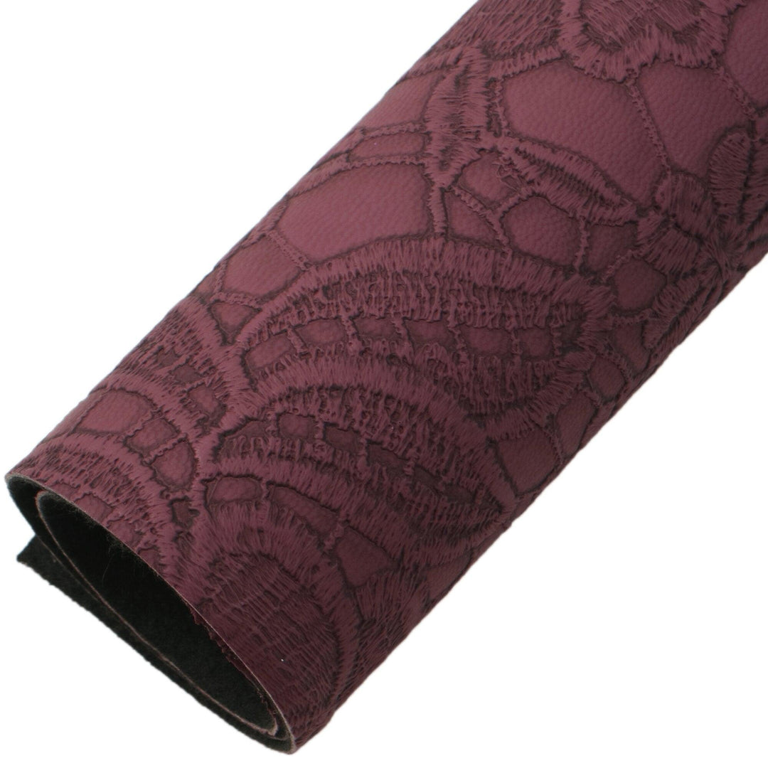Lisslune | Chic Bloom: Premium Synthetic Leather Craft Sheets for Creative Expression