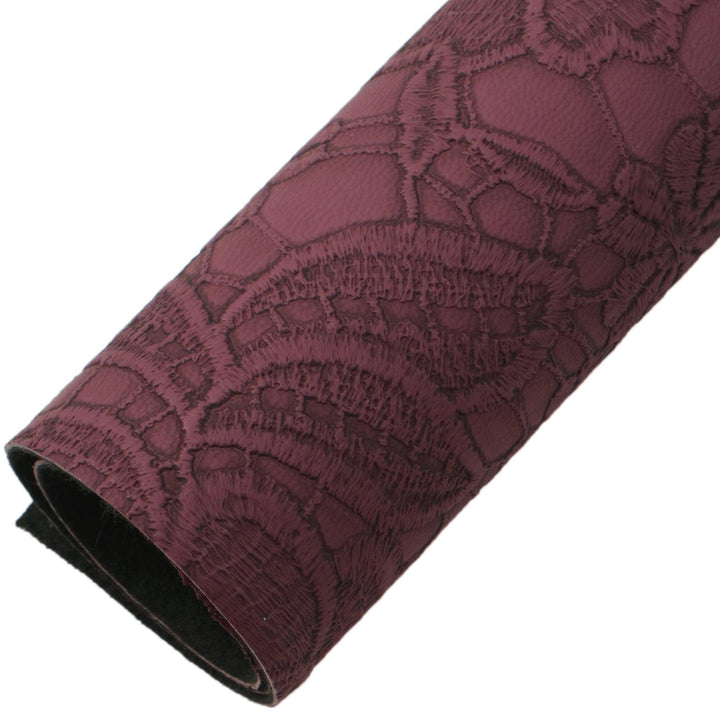 Lisslune | Chic Bloom: Premium Synthetic Leather Craft Sheets for Creative Expression