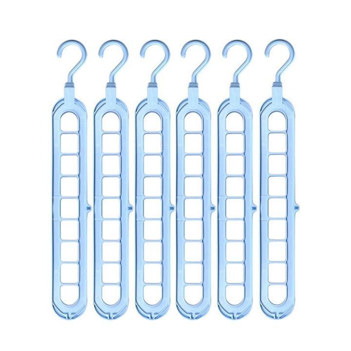 Lisslune | Chic circular 9-hole plastic closet organizer