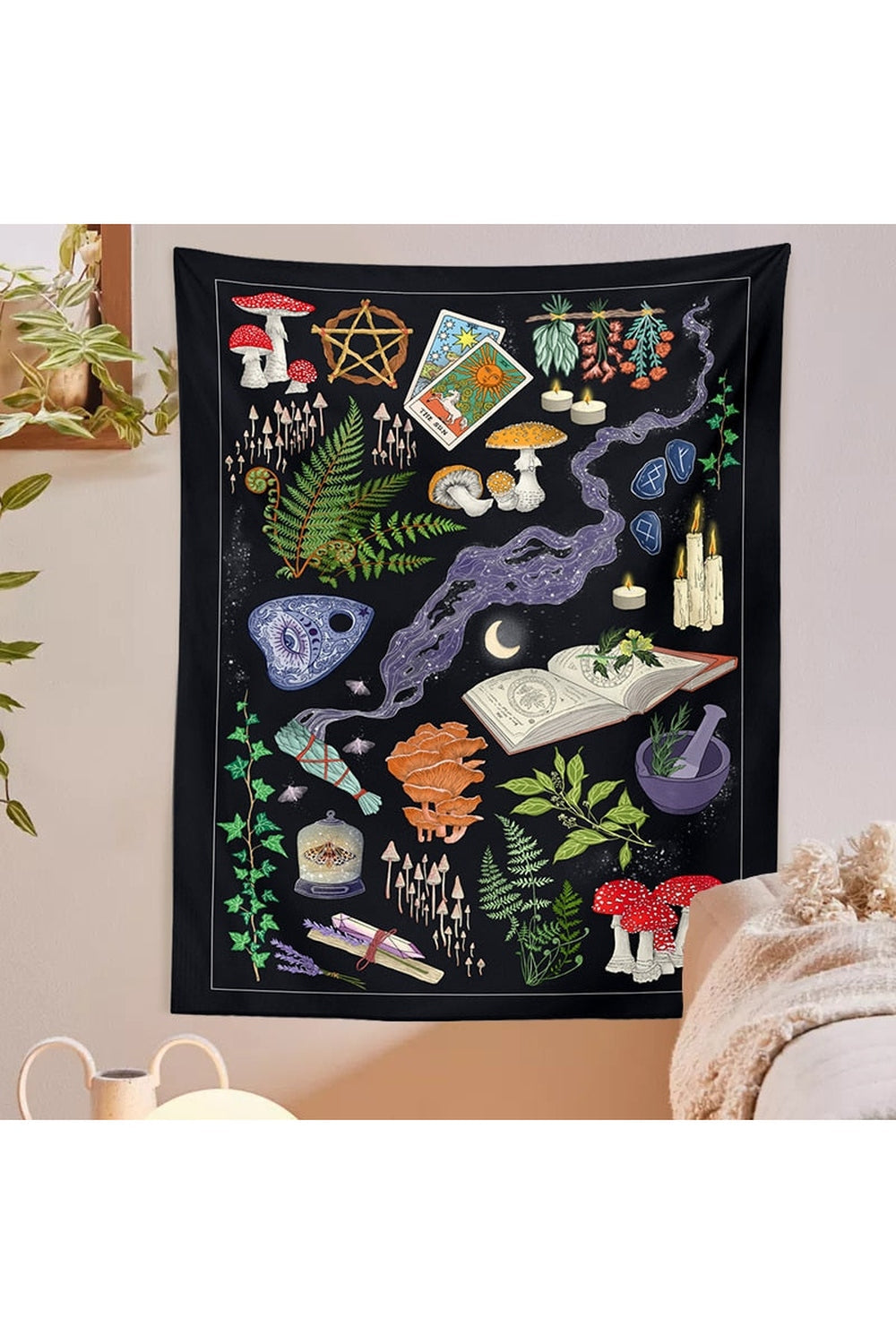 Lisslune | Ingredients wall tapestry