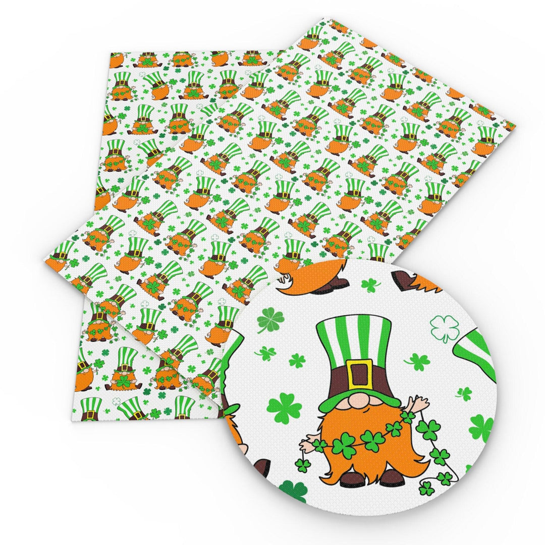 Lisslune | St. Patrick's Day Synthetic Leather Crafting Sheet - Creative Hairband Kit