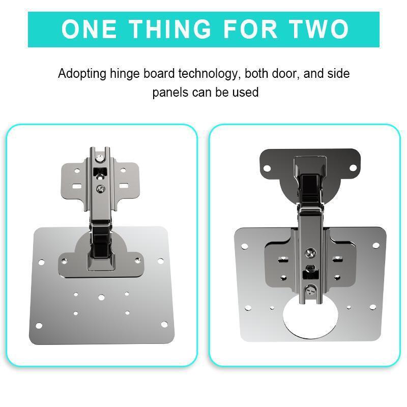 Lisslune | Hinge Repair Plate for Cabinets (2-Pack)