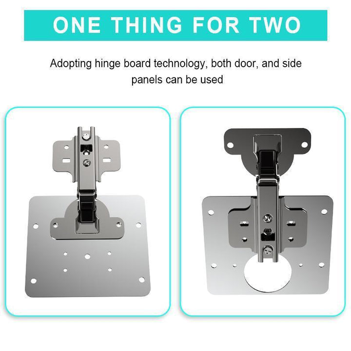 Lisslune | Hinge Repair Plate for Cabinets (2-Pack)
