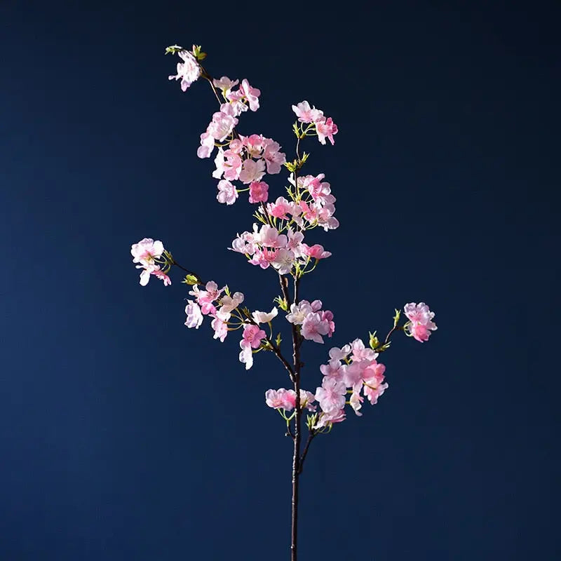 Lisslune | Artificial Cherry Blossom Branch - 109 cm Silk Flowers