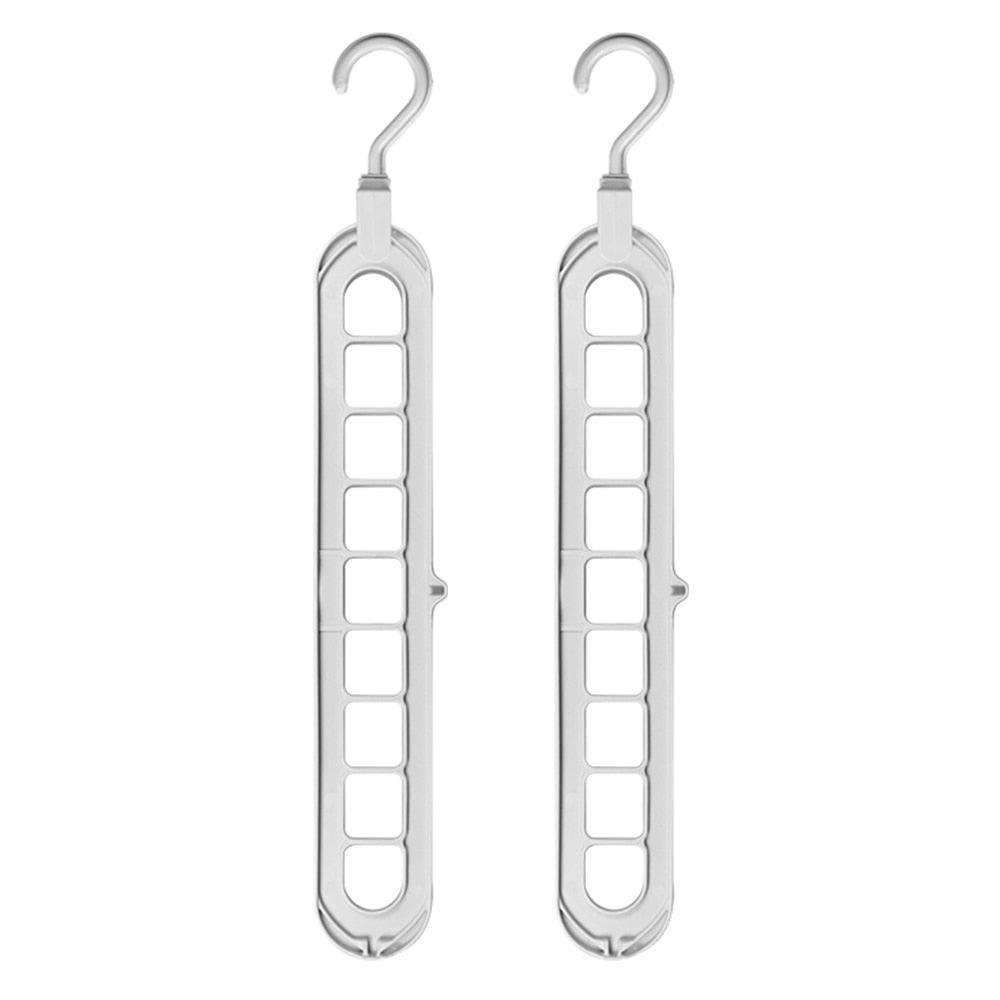 Lisslune | Chic circular 9-hole plastic closet organizer
