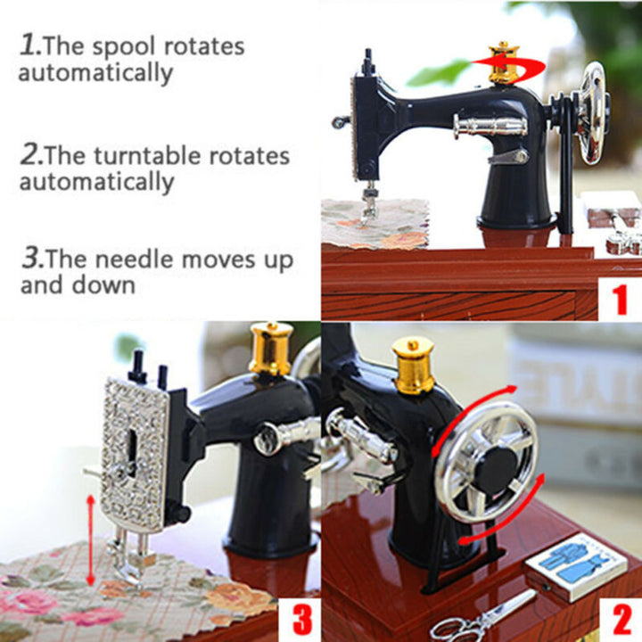 Lisslune | Mini Craft Retro Sewing Machine Decor