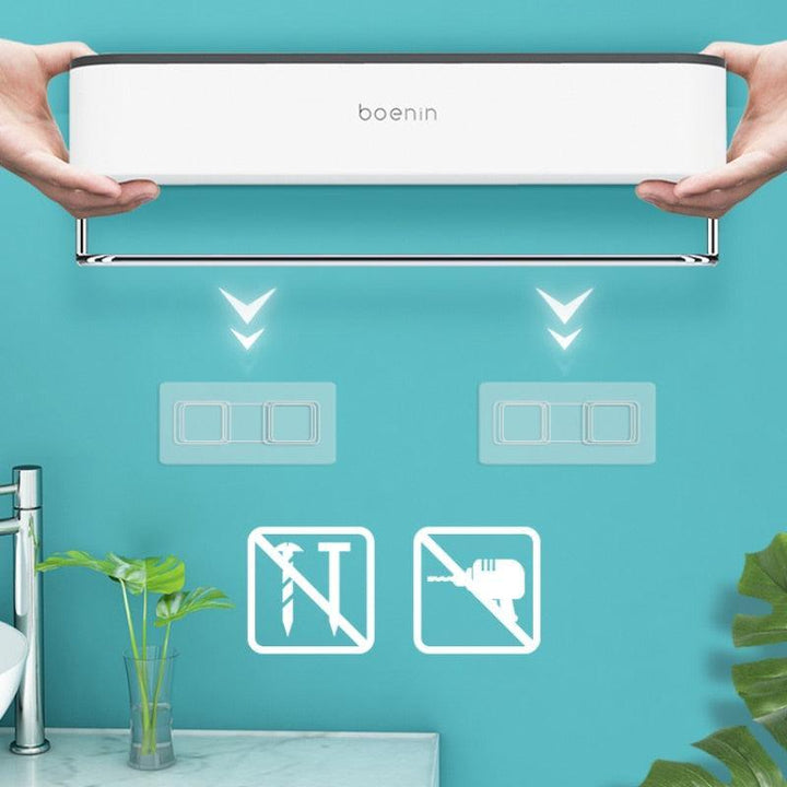 Lisslune | Slim space-saving wall shelf for bathroom accessories