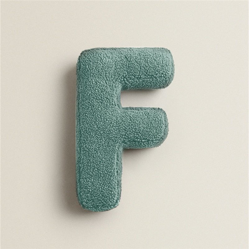 Lisslune | PlushLetter Pillow - Soft Letter Pillow for Bedroom and Children's Room