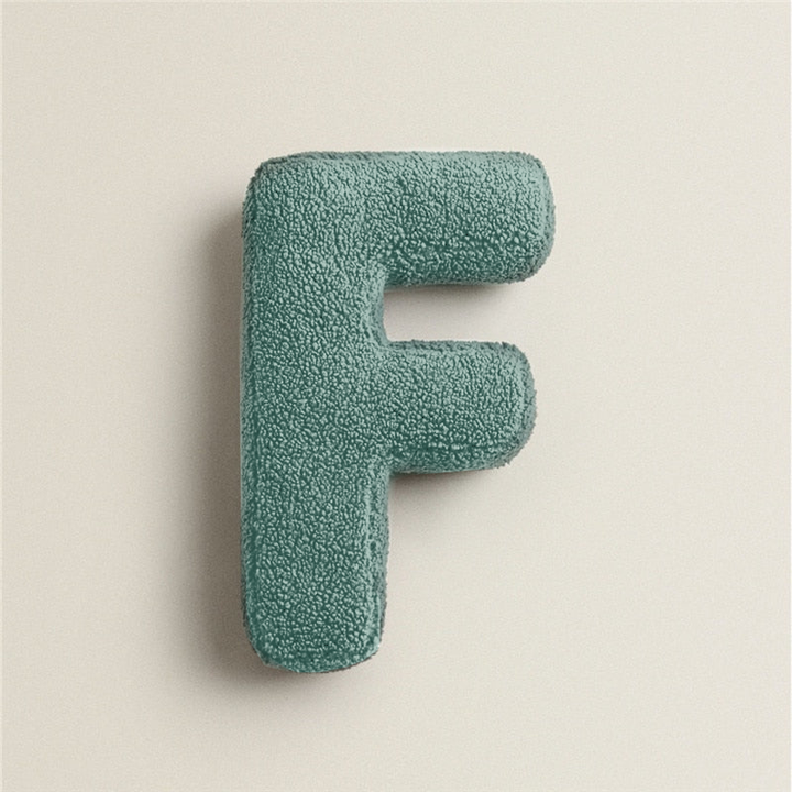 Lisslune | Alphabet Letter Fleece Pillow