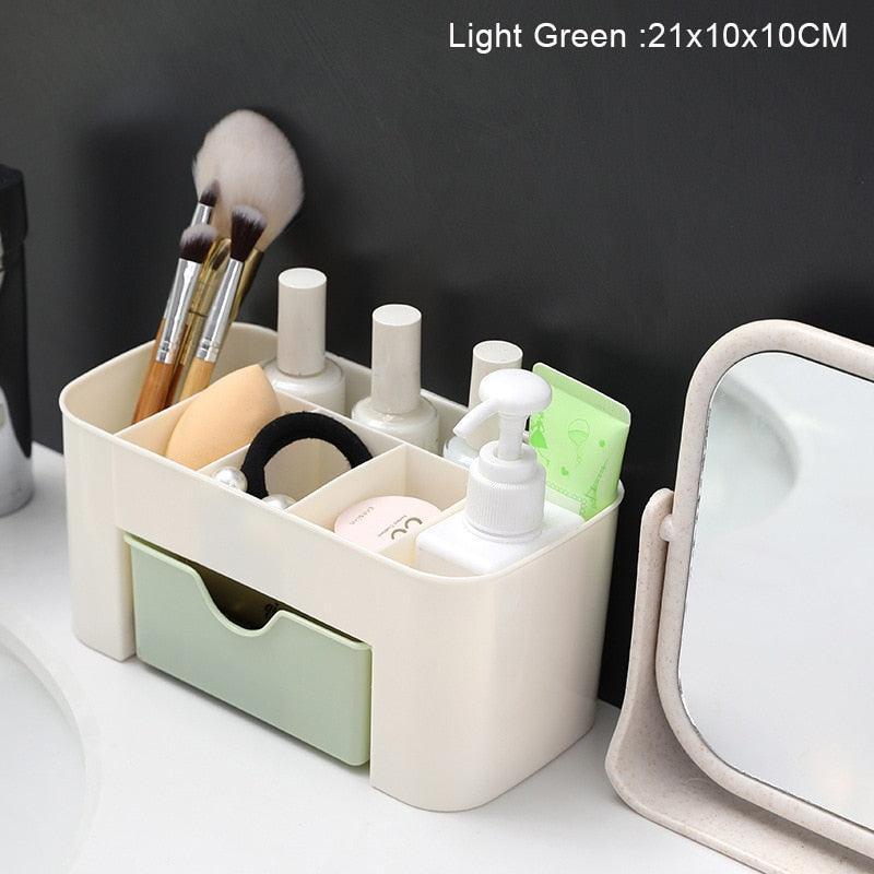 Lisslune | Elegant Cosmetic Organizer with Adjustable Dividers for an Organized Makeup Space
