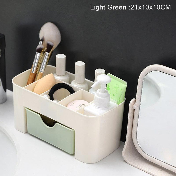 Lisslune | Elegant Cosmetic Organizer with Adjustable Dividers for an Organized Makeup Space