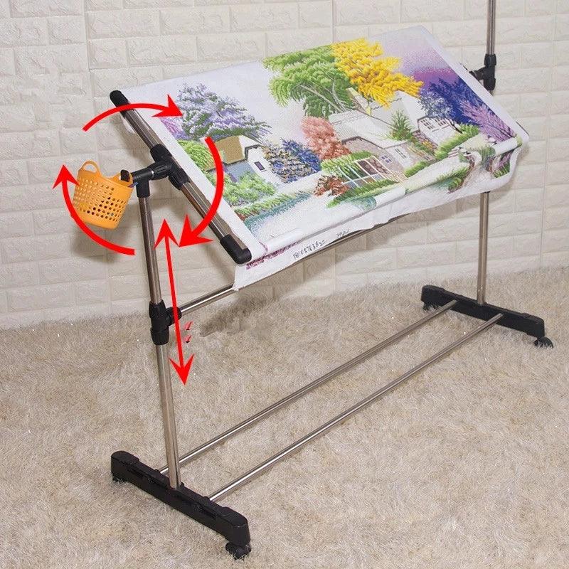 Lisslune | Ergonomic Adjustable Creative Stand for Hands-Free Embroidery and Embroidery Stitches