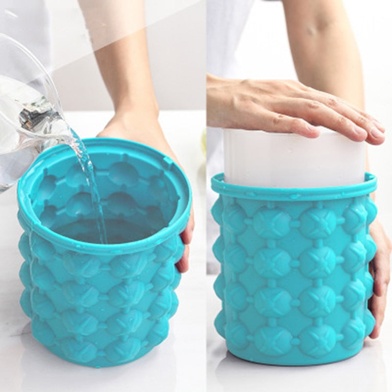 Lisslune | Silicone Bucket Fast Ice Maker