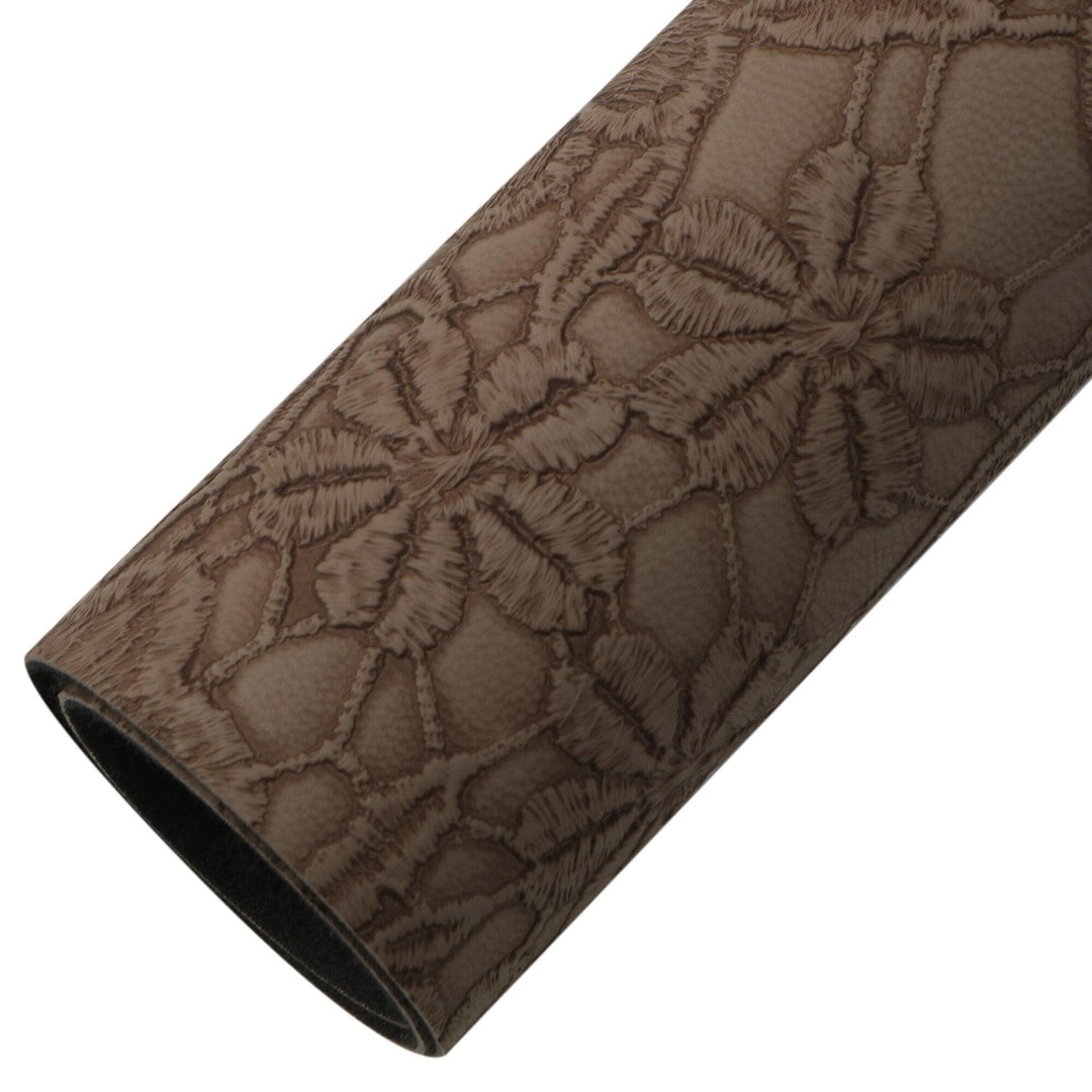 Lisslune | Chic Bloom: Premium Synthetic Leather Craft Sheets for Creative Expression