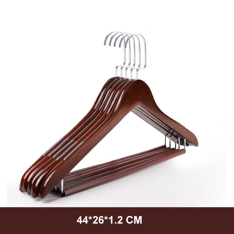 Lisslune | Rotating lotus wood hanger with non-slip swivel hook for ultimate closet organization