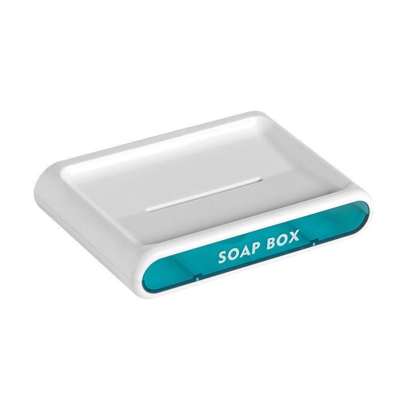 Lisslune | Wall-mounted soap and sponge organizer with efficient water drainage for kitchen and bathroom