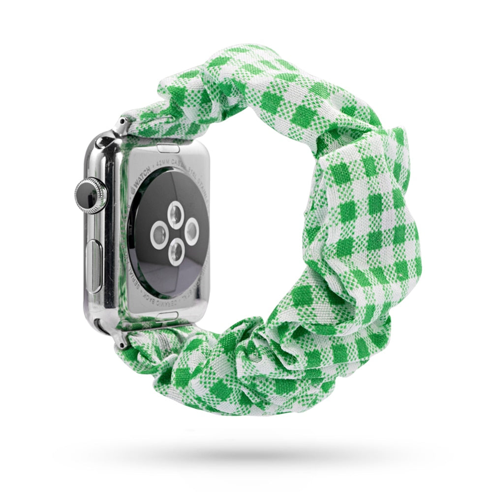 Lisslune | ELASTIC Apple Watch BAND IN HAIR TIE STYLE