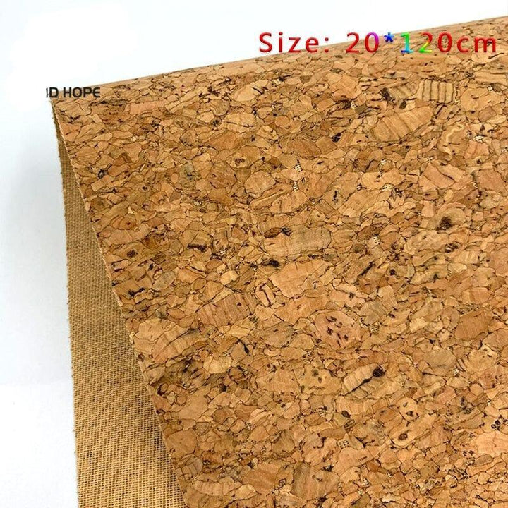 Lisslune | Printed Cork Leather Craft Material - 20cm x 120cm for DIY Projects