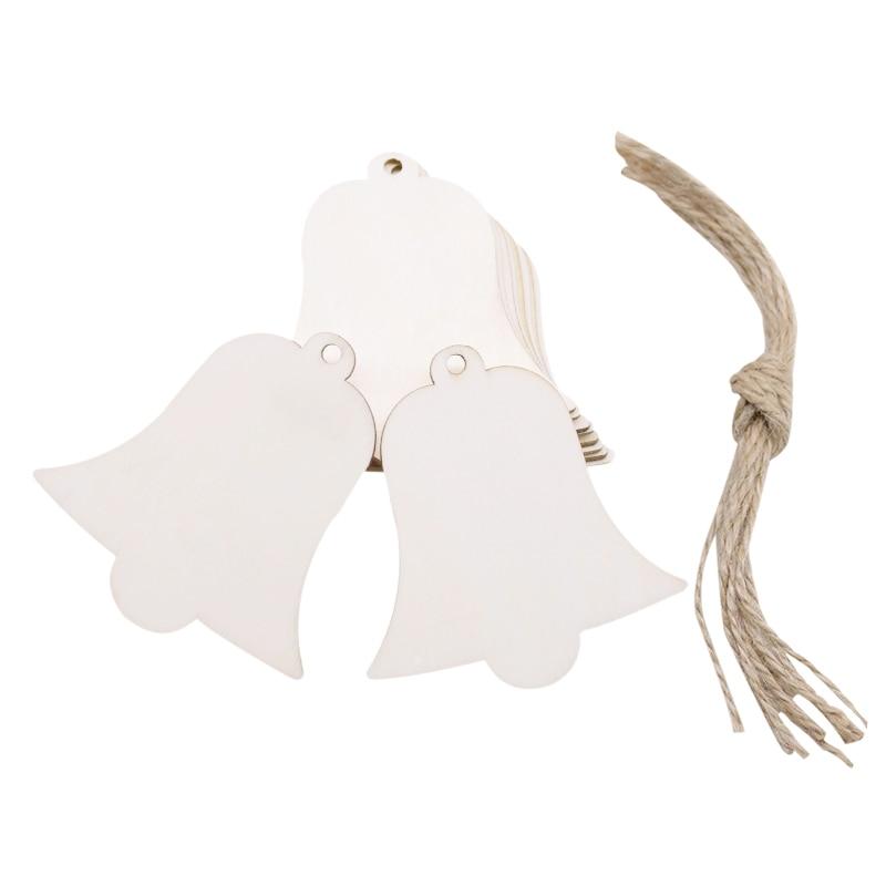 Lisslune | Wooden Christmas Tree Decorations (10 pieces)