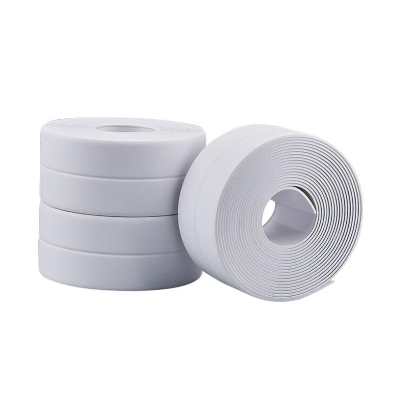 Lisslune | Waterproof, mold-resistant PVC sealing tape for kitchen and bathroom - Reliable, durable protection