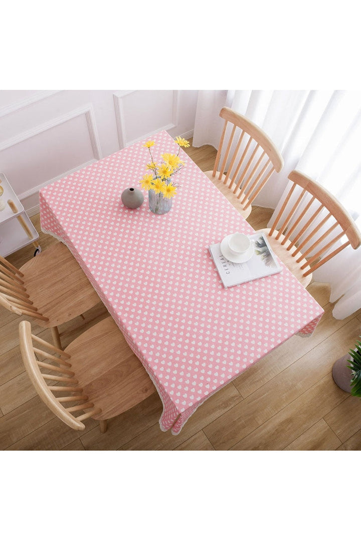 Lisslune | Heart Pattern Tablecloth