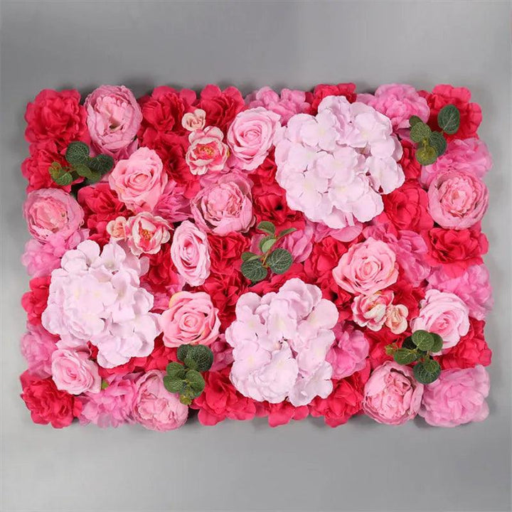 Lisslune | Elegant Flower Wall Art Handmade with Cotton, Silk and Artificial Flowers