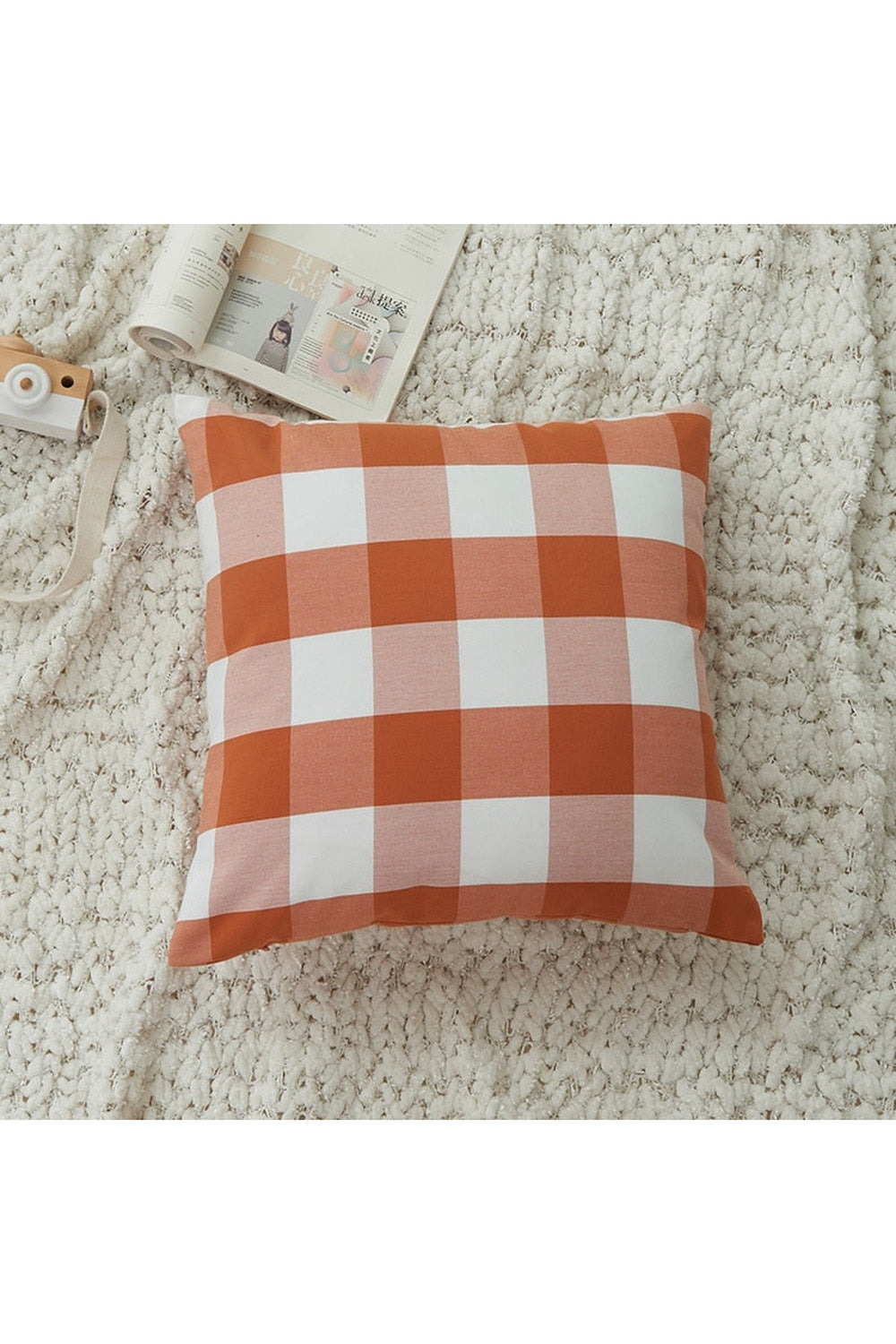 Lisslune | Country house plaid cushion covers