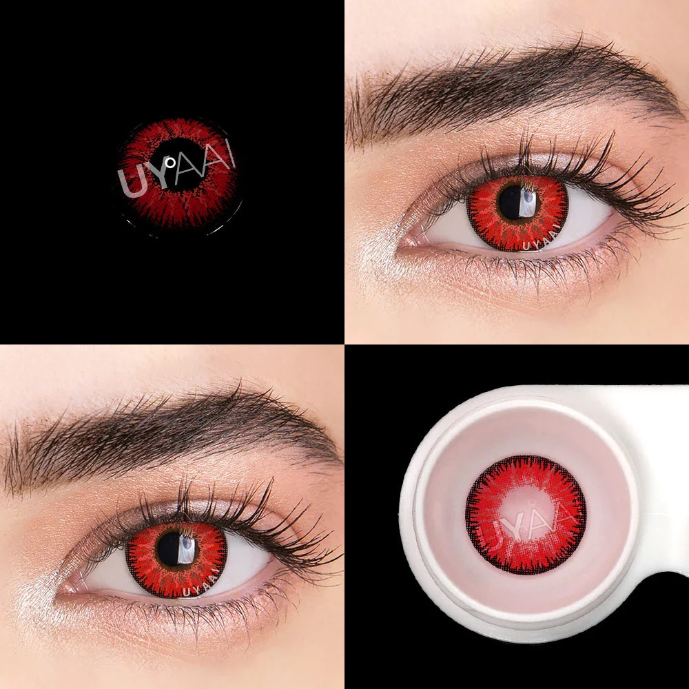Rynx | 1 Pair Cosplay Contact Lenses Makima Gojo Power Lenses Anime Accessories Anime Lenses Halloween Lens Eyes Eye Drops Sale