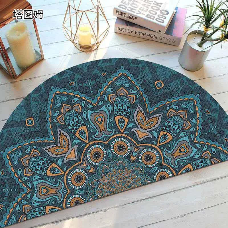 Lisslune | Bohemian non-slip semicircular doormat
