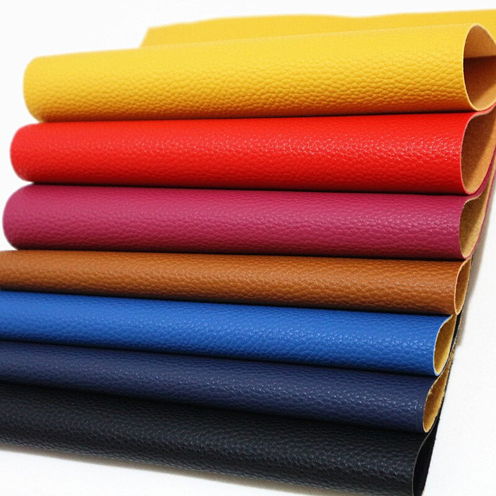 Lisslune | Elegant Lychee Pattern Vegan Leather Craft Sheet - A4 Size for Creative Projects