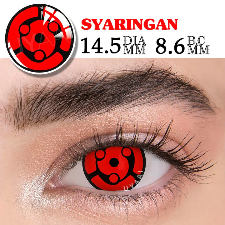 Rynx | 1 Pair Cosplay Contact Lenses Makima Gojo Power Lenses Anime Accessories Anime Lenses Halloween Lens Eyes Eye Drops Sale