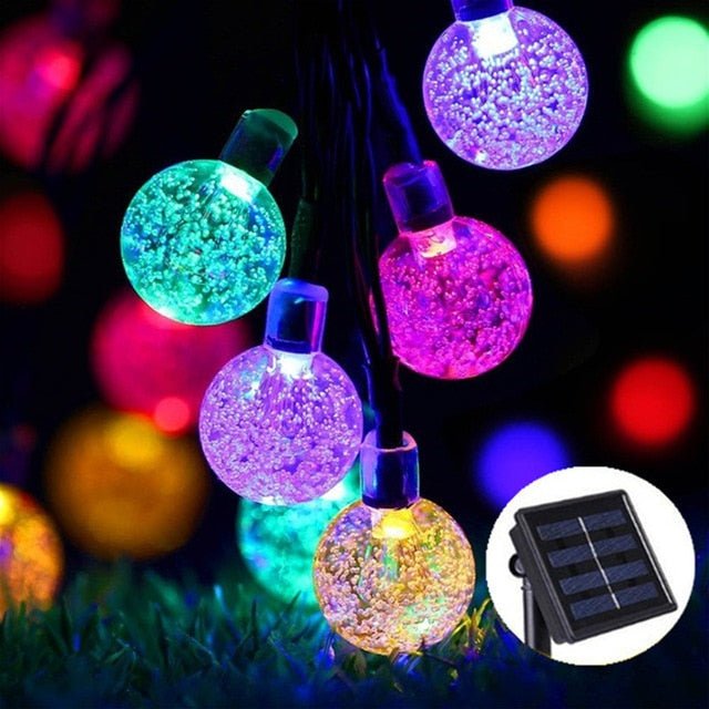 Lisslune | Solar-powered LED string lights for outdoor use