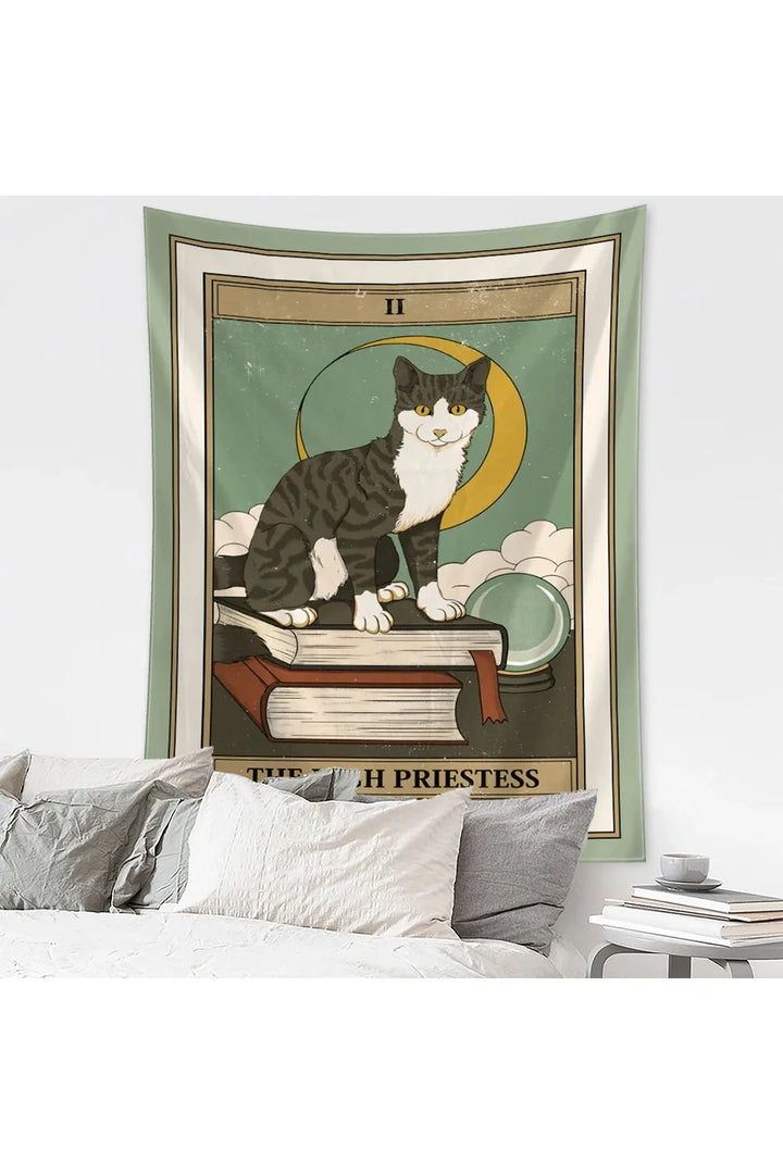 Lisslune | Cat Witchcraft Tapestry