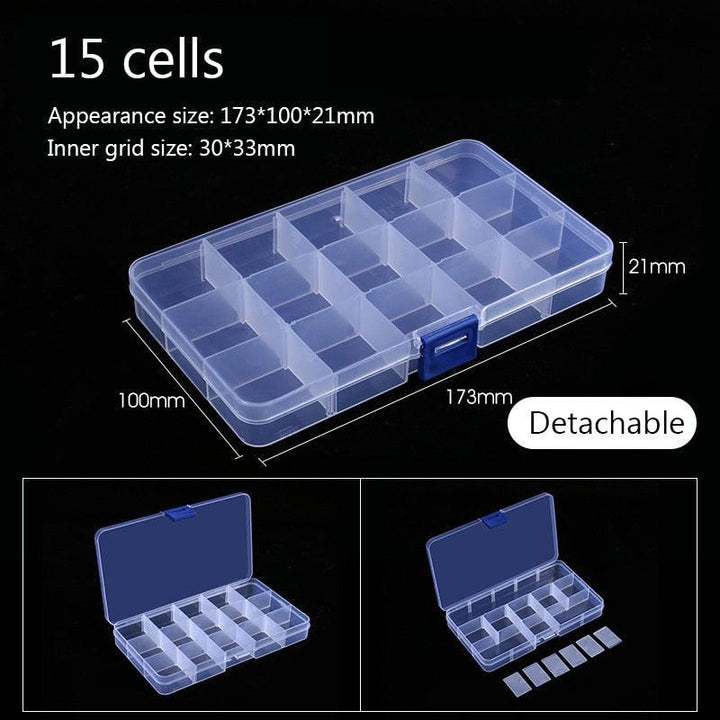 Lisslune | Versatile Jewelry Storage Organizer with 12 Adjustable Compartments