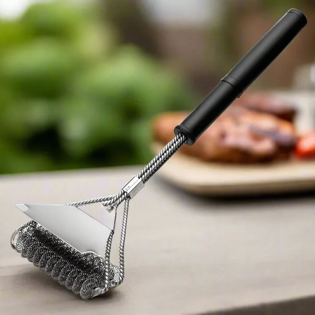 Lisslune | GrillMaster Bristle-Free Brush – Safe & effective for all grill grates