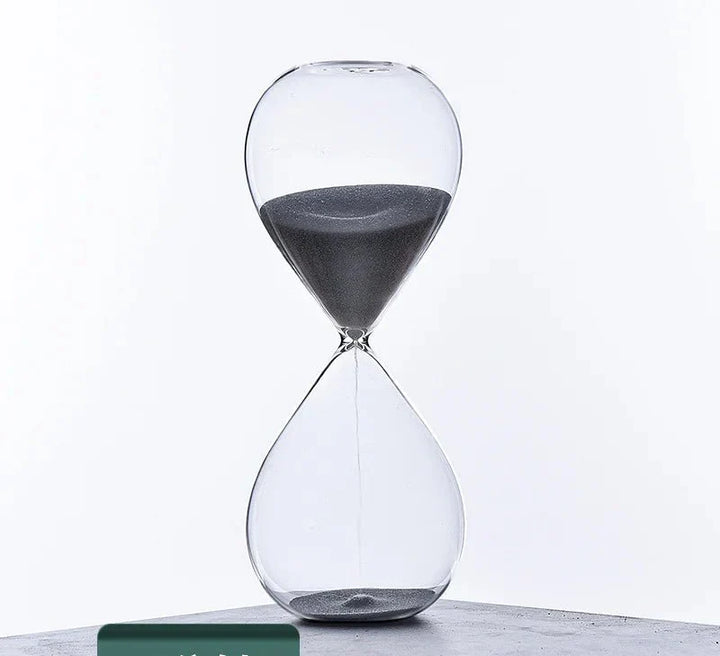 Lisslune | Glass Sand Timer | Stylish Decoration with 5/10/30/60 Minutes Indication