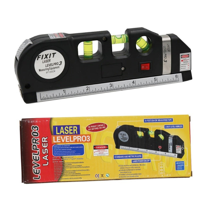 Lisslune | Laser level with cross lines for horizontal & vertical measurement