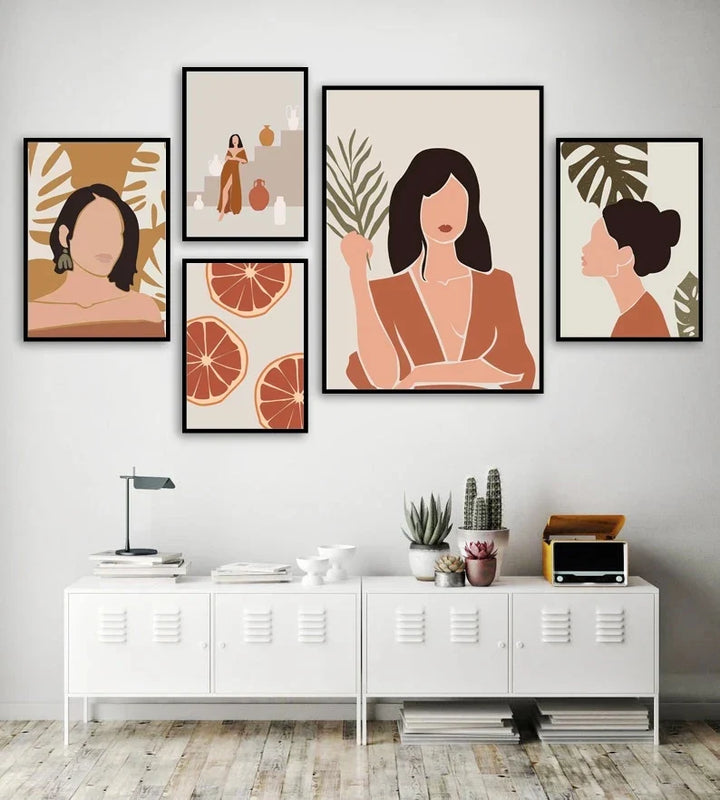 Lisslune | Girl Canvas Poster