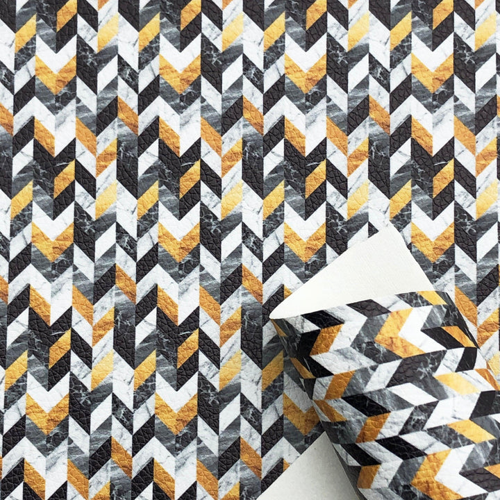 Lisslune | Stylish Geometric Synthetic Leather Creative Sheets for Innovative DIY Creations