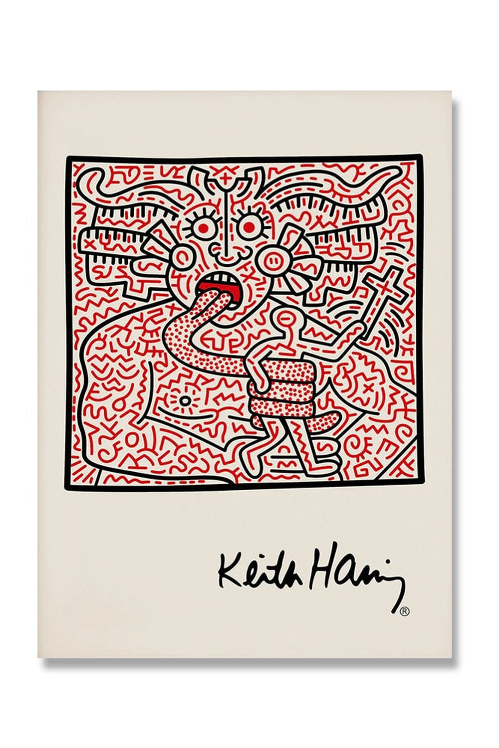 Lisslune | Keith Haring Inspired Canvas Art