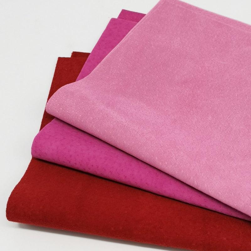 Lisslune | Vibrant Pig Split Suede Leather - Perfect for Creative and DIY Projects