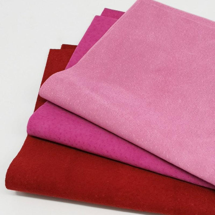 Lisslune | Vibrant Pig Split Suede Leather - Perfect for Creative and DIY Projects