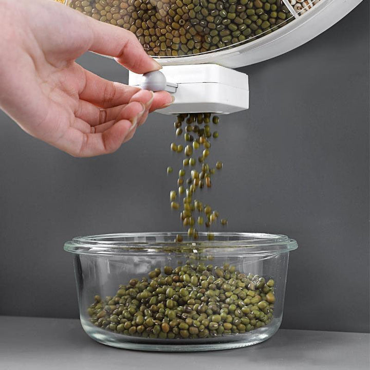 Lisslune | Whirling Box - Rotating Food Grain Storage Container