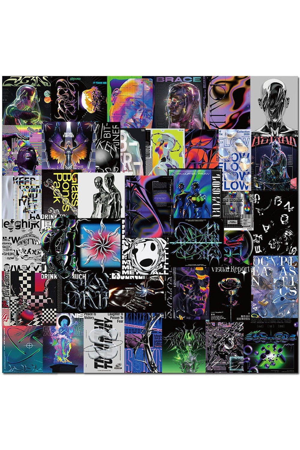 Lisslune | Art Graffiti Sticker Collection